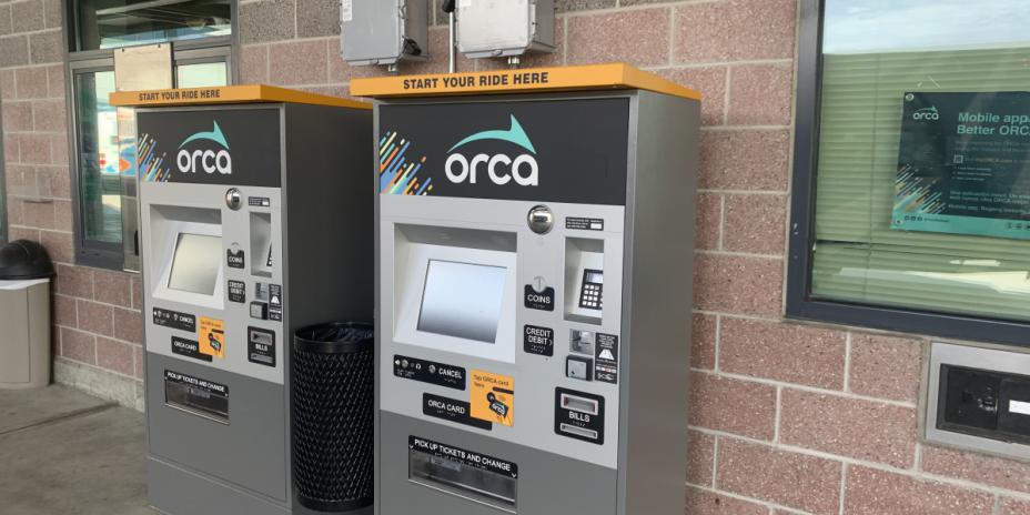 Orca transit card machines