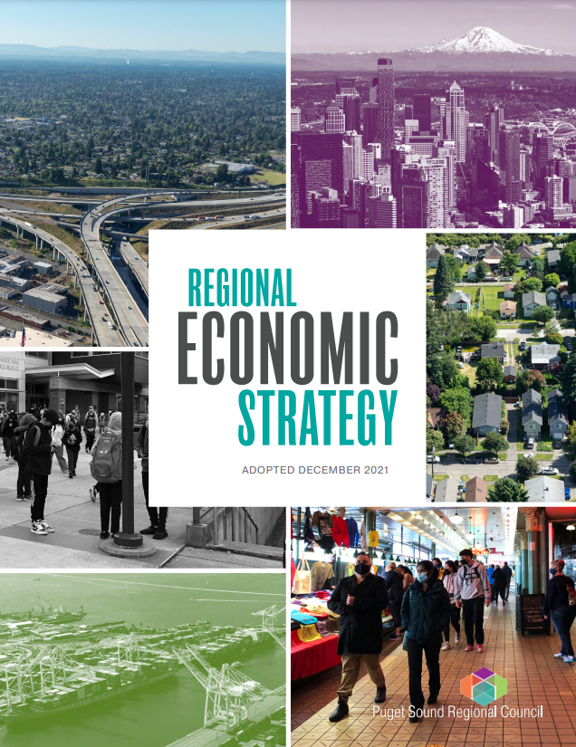Cover of the Regional Economic Strategy document
